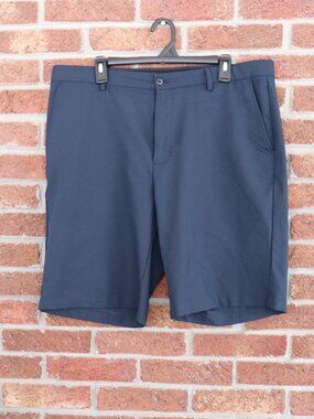 greg norman golf shorts * navy blue * mens size 38 * euc